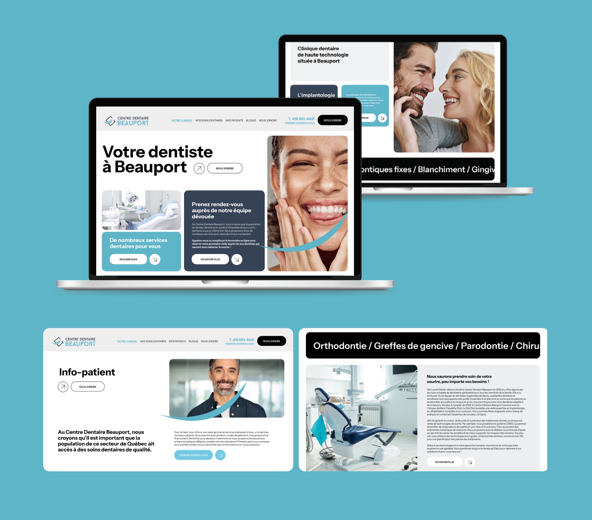 Site web - Centre dentaire Beauport