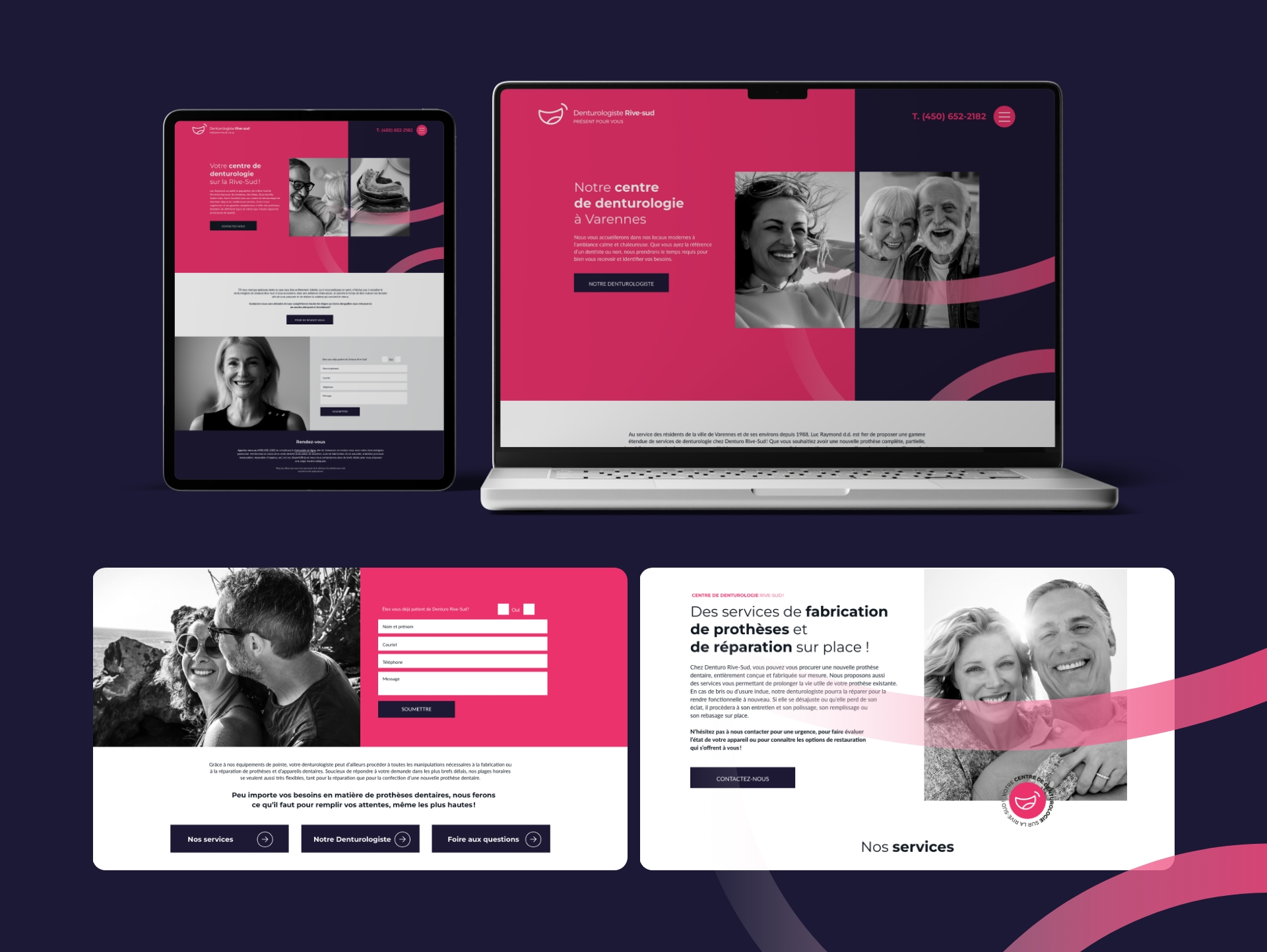 Site web - Clinique de Denturologie Rive‑Sud Site web - Clinique de Denturologie Rive‑Sud