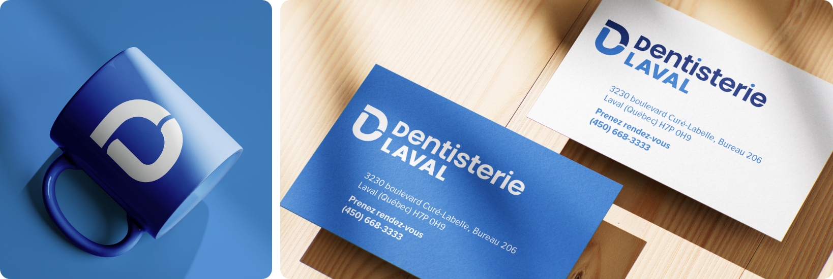 Identité visuelle - Dentisterie Laval Identité visuelle - Dentisterie Laval